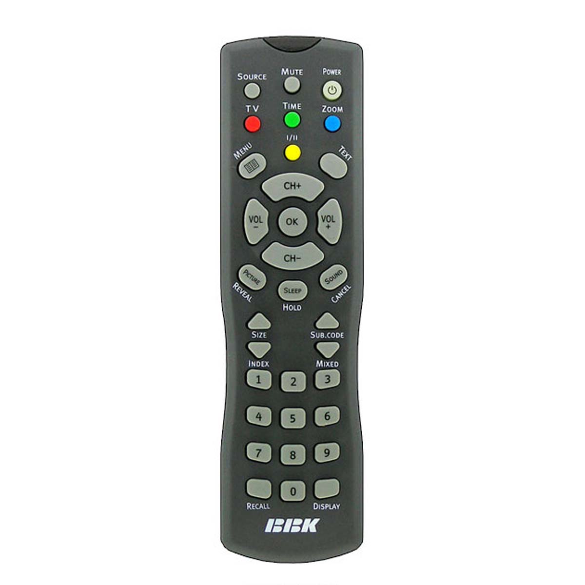 Пульт ДУ EN-02505B для телевизоров BBK, цвет серый