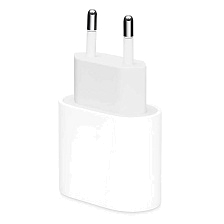 СЗУ (Сетевое зарядное устройство) Apple A2347 (MUVV3ZM/A, MD3J4ZM/A), порт Type-C, 20W, цвет белый