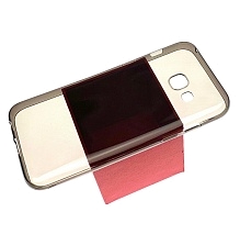 Чехол накладка TPU CASE для SAMSUNG Galaxy A3 2017 (SM-A320), силикон, ультратонкий, цвет тонированный.