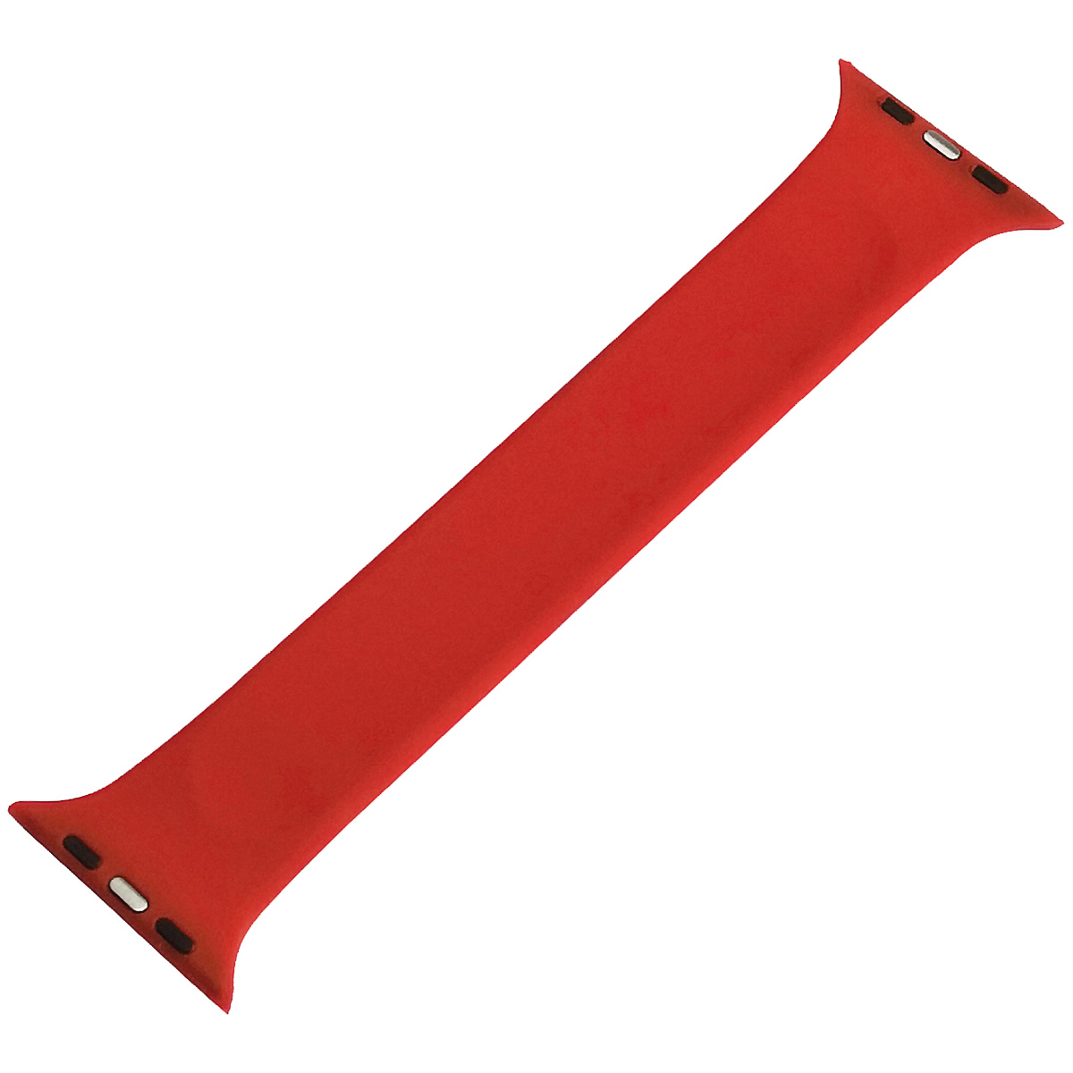 Ремешок для APPLE Watch 42 - 44 мм, размер S, силикон, матовый, цвет красный