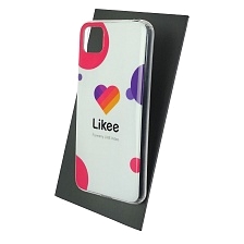 Чехол накладка Vinil для HUAWEI Honor 9S (DUA-LX9), Y5P 2020, силикон, рисунок Likee, цвет белый