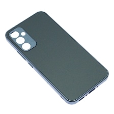 Чехол накладка для SAMSUNG Galaxy A34 5G, защита камеры, силикон, пластик, цвет темно синий