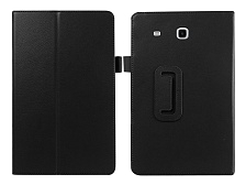 Чехол-книжка для SAMSUNG Galaxy Tab E 9.6" (SM-T560) экокожа, цвет чёрный.