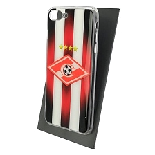 Чехол накладка для APPLE iPhone 7 Plus, iPhone 8 Plus, силикон, глянцевый, рисунок Темный Спартак