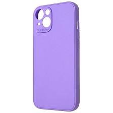 Чехол накладка для APPLE iPhone 13, защита камеры, силикон, цвет сиреневый Чехол накладка для APPLE iPhone 13, защита камеры, силикон, цвет сиреневый