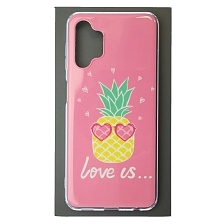 Чехол накладка для SAMSUNG Galaxy A13 4G, силикон, глянцевый, рисунок love us Чехол накладка для SAMSUNG Galaxy A13 4G, силикон, глянцевый, рисунок love us