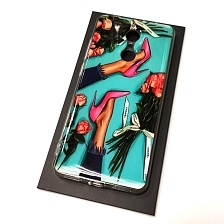 Чехол накладка для XIAOMI Redmi 5, силикон, рисунок ножки Chanel