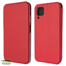 Чехол книжка STYLISH для HUAWEI P40 Lite, Nova 6 SE, Nova 7i, экокожа, визитница, цвет красный.