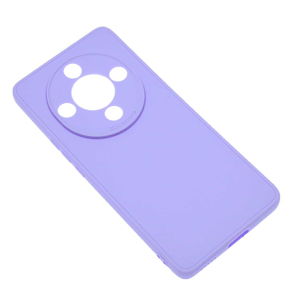 Чехол накладка для Honor X9b, защита камеры, силикон, матовый, цвет сиреневый
