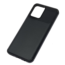 Чехол накладка AUTO FOCUS UE для Realme 8, Realme 8 Pro, силикон, матовый, цвет черный