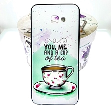Чехол накладка BRF для SAMSUNG Galaxy J4 Core (SM-J410), силикон, рисунок Чашка на блюдце.