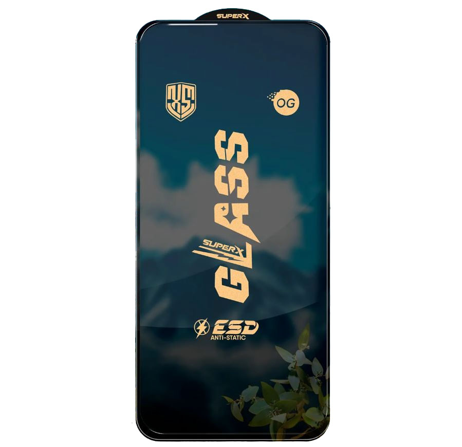 Защитное стекло для Honor X9c, цвет окантовки черный