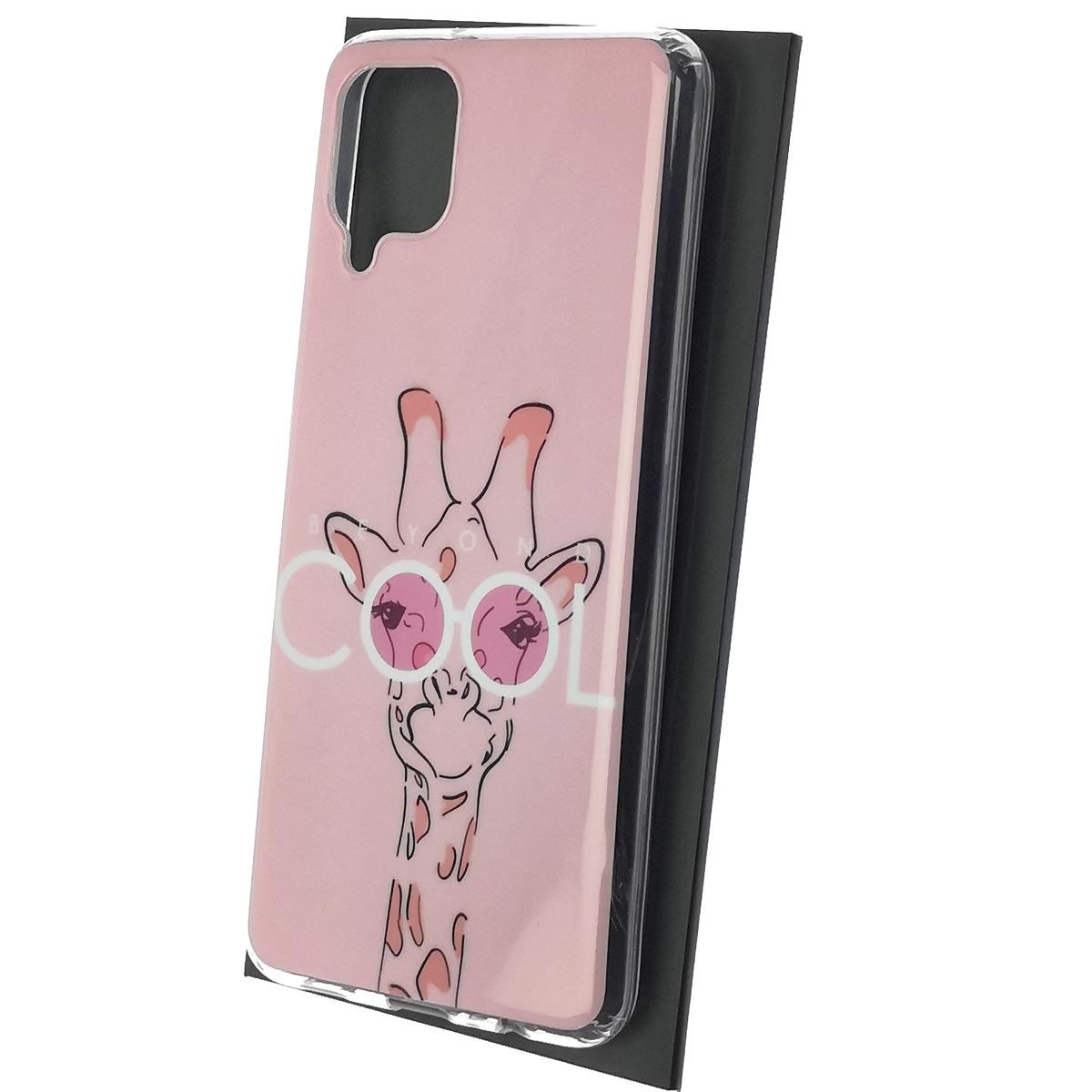 Чехол накладка для SAMSUNG Galaxy M12 (SM-M127F), силикон, рисунок Жираф Cool