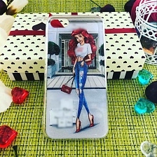 Чехол накладка для APPLE iPhone 7, 8, силикон, рисунок JADORE