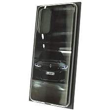Чехол накладка для SAMSUNG Galaxy M52 (SM-M526), силикон, черный BMW