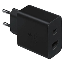 СЗУ (Сетевое зарядное устройство) SAMSUNG (EP-TA220NBEGEU), 35W, 1 USB Type C, 1 USB A, цвет черный СЗУ (Сетевое зарядное устройство) SAMSUNG (EP-TA220NBEGEU), 35W, 1 USB Type C, 1 USB A, цвет черный