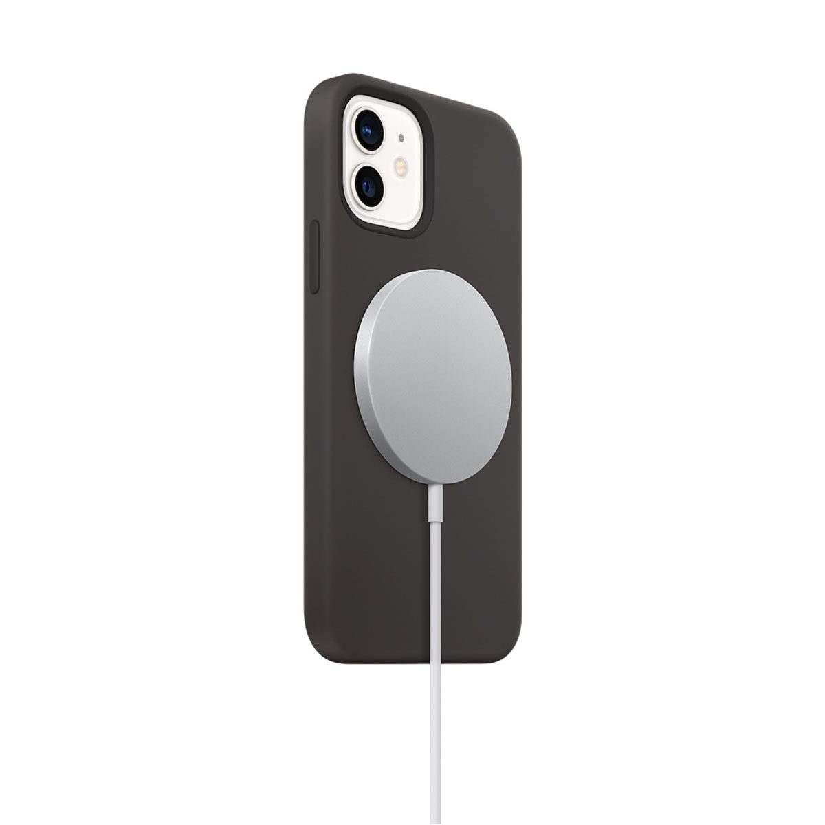 Беспроводное зарядное устройство MagSafe для APPLE iPhone 12, iPhone 12 Pro, iPhone 12 Mini, Type-C, 15W, цвет белый