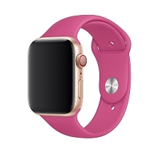 Ремешок для Apple Watch спортивный "Sport", размер 42-44 mm, цвет пурпурный.