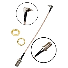 Пигтейл CRC9/F (20CM RG316 with F female conenctor and CRC9 Connector) Пигтейл CRC9/F (20CM RG316 with F female conenctor and CRC9 Connector)