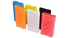 Силиконовый чехол для XIAOMI Power bank 2С 20000, цвет оранжевый.