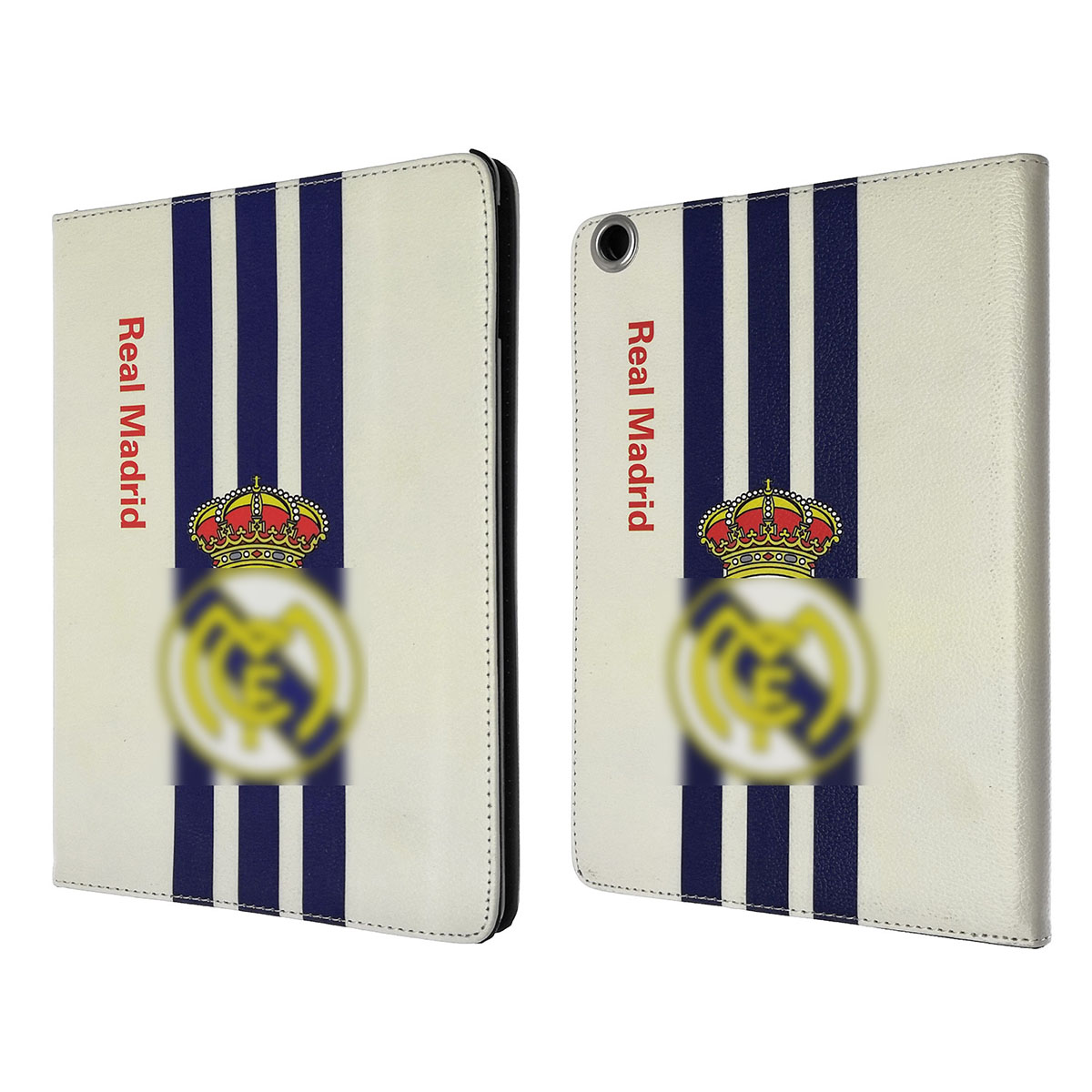 Чехол книжка для APPLE iPad Air, iPad 5, экокожа, пластик, рисунок ФК Реал Мадрид.
