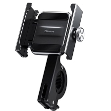 Держатель на руль для телефона на велосипед BASEUS Knight Motorcycle holder, цвет черный (распродажа -30%)