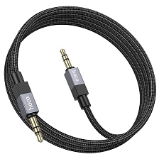 Кабель AUX HOCO UPA32 Jack 3.5 - Jack 3.5, длина кабеля 1 метр, цвет черный