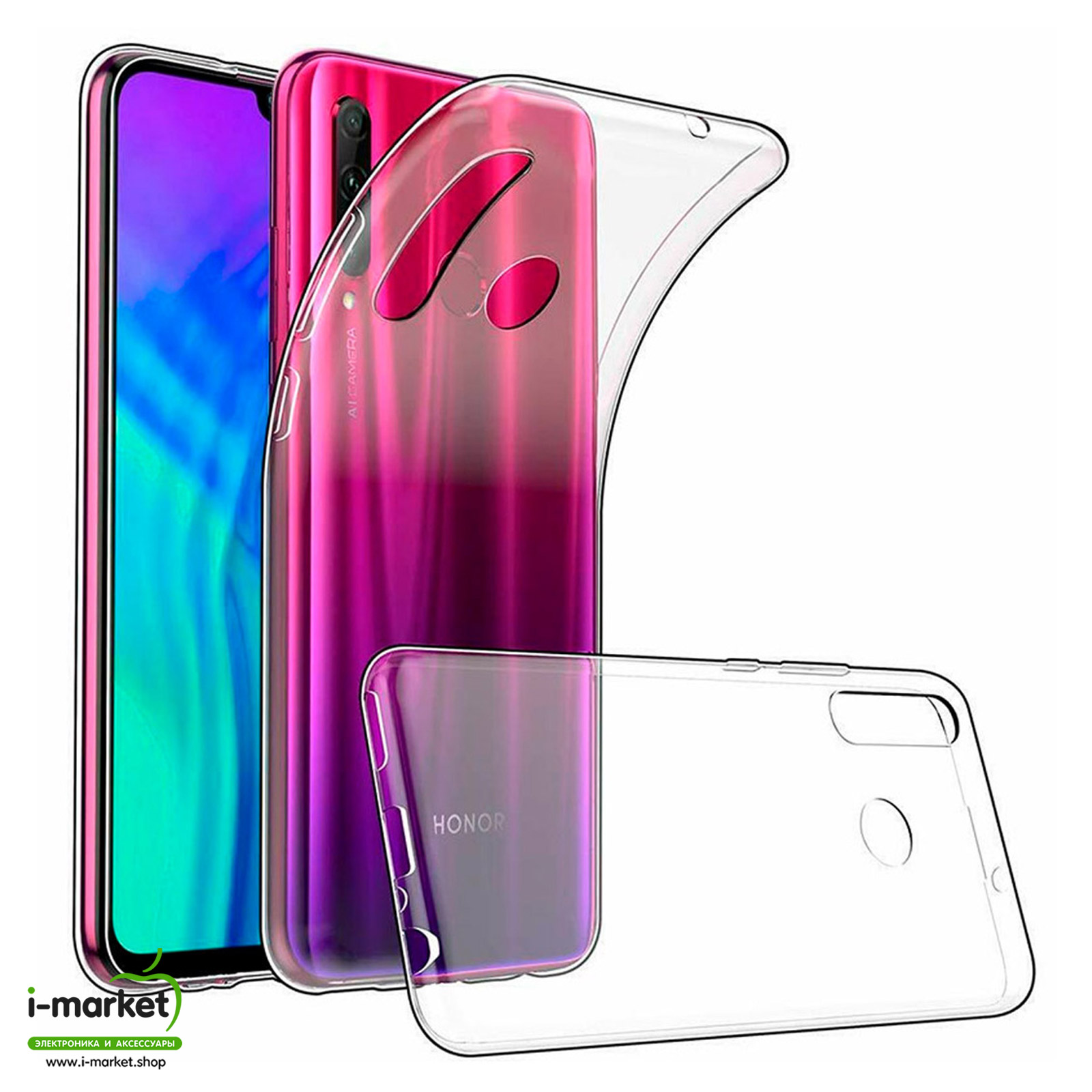 Чехол накладка TPU Case для HUAWEI Honor 10i, Honor 20i, Honor 20 LITE, P Smart Plus, силикон, цвет прозрачный Чехол накладка TPU Case для HUAWEI Honor 10i, Honor 20i, Honor 20 LITE, P Smart Plus, силикон, цвет прозрачный