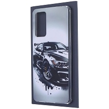 Чехол накладка для XIAOMI Redmi Note 11 Pro, Redmi Note 11 Pro 5G, силикон, рисунок Черный BMW