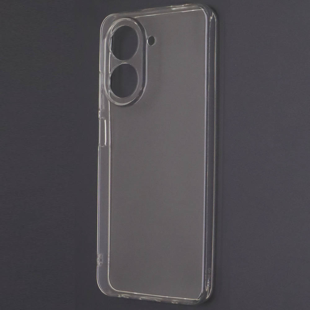 Чехол накладка для XIAOMI Redmi A5, POCO C71, экокожа, визитница, прозрачный