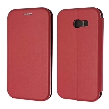 Чехол книжка STYLISH для SAMSUNG Galaxy A5 2017 (SM-A520), экокожа, визитница, цвет красный Чехол книжка STYLISH для SAMSUNG Galaxy A5 2017 (SM-A520), экокожа, визитница, цвет красный