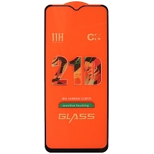 Защитное стекло 21D для XIAOMI Redmi 10C, Redmi 12C, Redmi A3, Redmi A3x, XIAOMI POCO C40, POCO C55, POCO C61, POCO C63, цвет окантовки черный