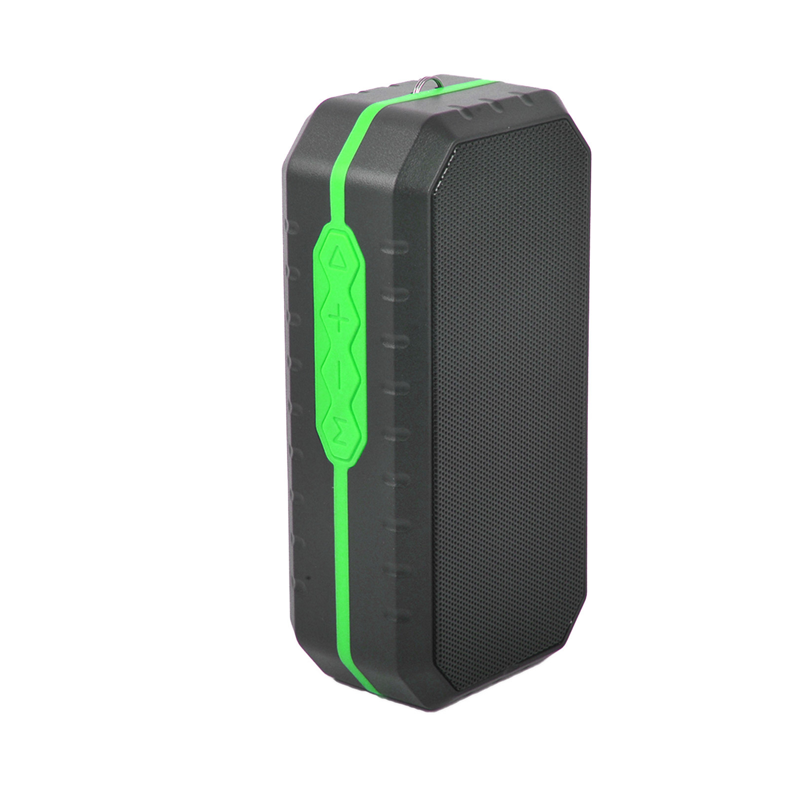Портативная водонепроницаемая аудио Bluetooth колонка Raiskid F3-D, AUX, USB, TFT, цвет черно-зеленый
