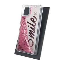 Чехол накладка TransFusion для SAMSUNG Galaxy A81 (SM-AN815F), Note 10 Lite (SM-N770), силикон, переливашка, рисунок Smile.