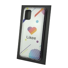 Чехол накладка Vinil для SAMSUNG Galaxy A31 (SM-A315), силикон, рисунок Likee.