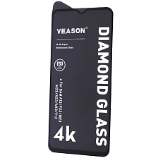 Защитное стекло VEASON Diamond Glass для SAMSUNG Galaxy A13, A23, M23, M33, цвет окантовки черный