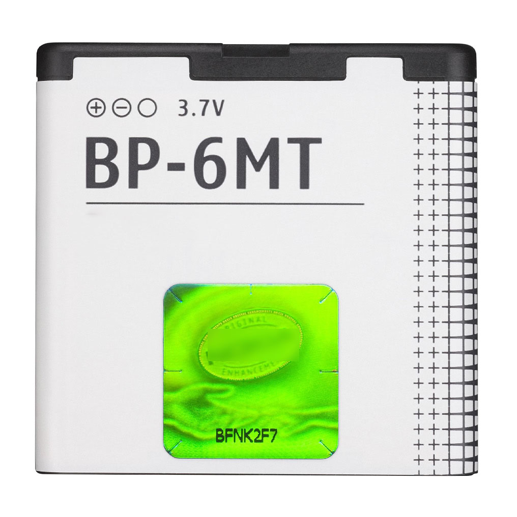 АКБ (Аккумулятор) BP-6MT для мобильного телефона Nokia E51 Nokia N81 Nokia N81 8GB Nokia N82 Nokia 6350 Nokia 6750 Mural 1050мАч (Original).