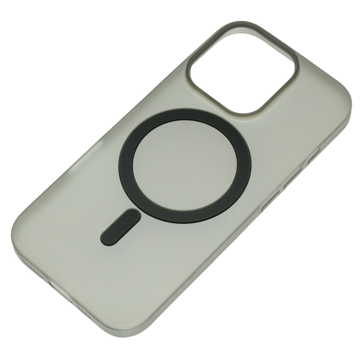 Чехол накладка Sky Armor с поддержкой MagSafe для APPLE iPhone 16 Pro, матовый, цвет прозрачно черный