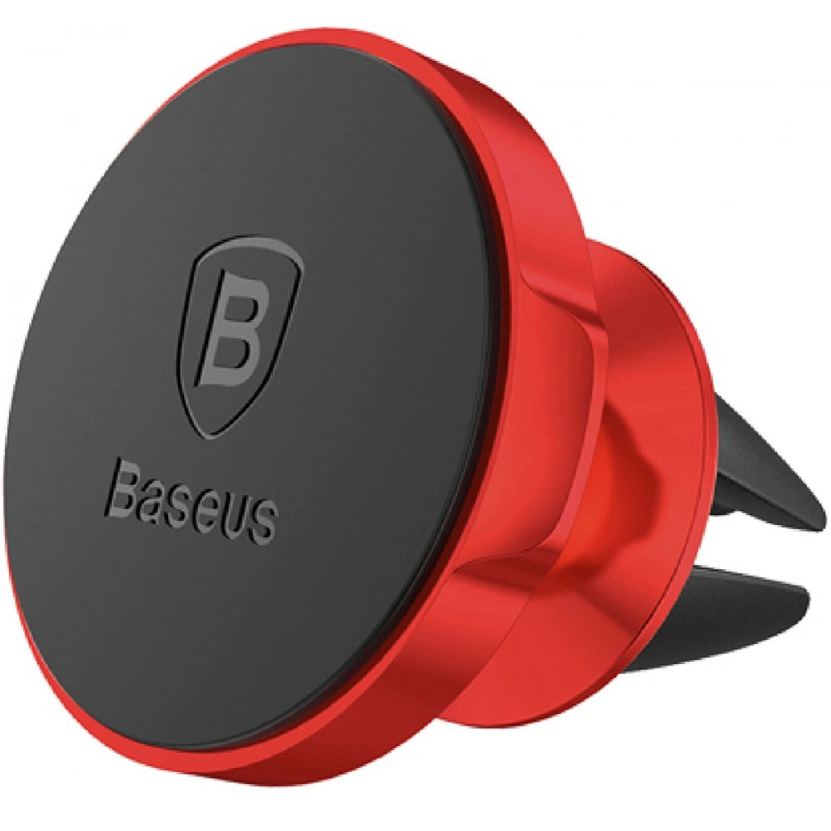 Автодержатель магнитный BASEUS SUER-A09 Small Ears Series (Air outlet type) цвет красный.