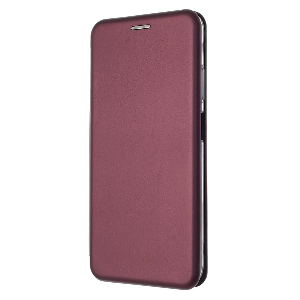 Чехол книжка STYLISH для XIAOMI Redmi Note 9T, экокожа, визитница, цвет бордовый