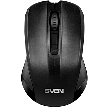 Мышь беспроводная SVEN RX-270W, оптическая, 4 кнопки, 1600 dpi, цвет черный