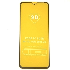 Защитное стекло 9D для Realme C35, цвет окантовки черный