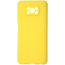 Чехол накладка GPS для XIAOMI POCO X3, POCO X3 Pro, силикон, матовый, цвет желтый