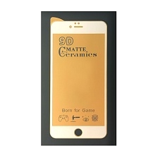 Защитное стекло 9D Ceramics для APPLE iPhone 6 Plus, iPhone 6G Plus, iPhone 6S Plus, матовое, цвет белый. Защитное стекло 9D Ceramics для APPLE iPhone 6 Plus, iPhone 6G Plus, iPhone 6S Plus, матовое, цвет белый.