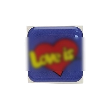 Стикер наклейка 3D для телефона, чехла, рисунок Love is...