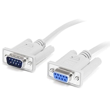 Кабель COM Male-COM Famale port 9pin, 1.5м цвет серый