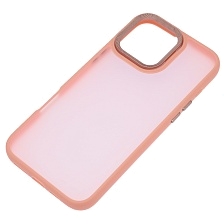 Чехол накладка для APPLE iPhone 16 Pro Max (6.9"), силикон, пластик, цвет персиковый Чехол накладка для APPLE iPhone 16 Pro Max (6.9"), силикон, пластик, цвет персиковый