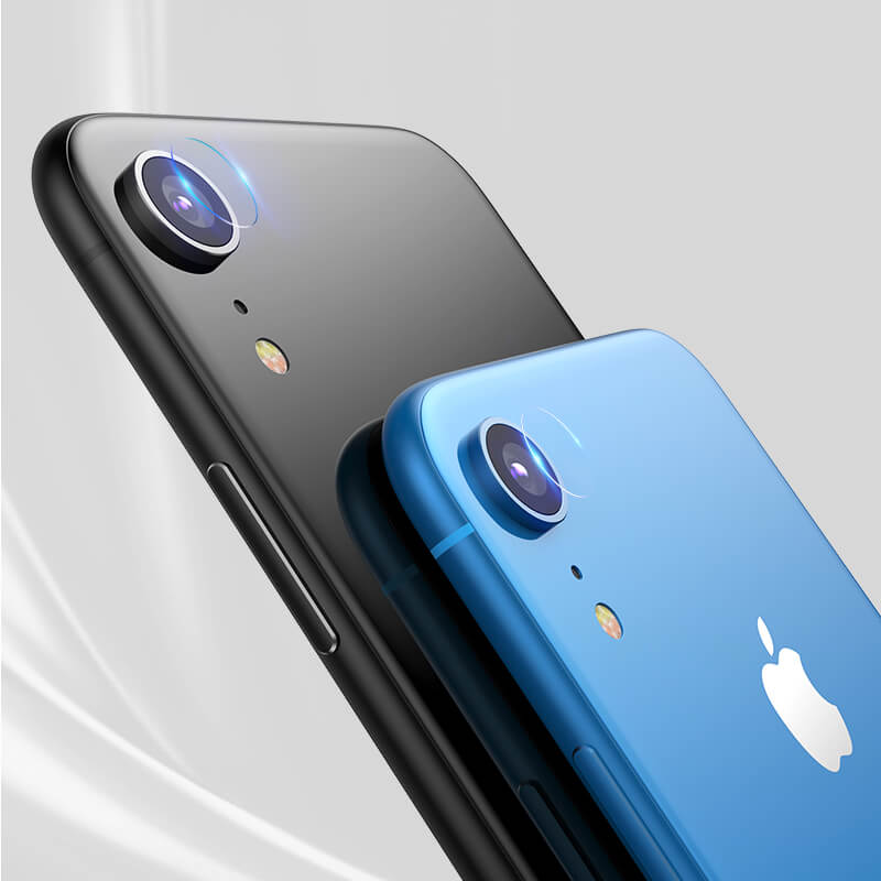 Защитное стекло для задней камеры APPLE iPhone XR (6.1"), прозрачное, ударопрочное