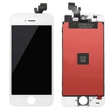 Дисплей в сборе с тачскрином для APPLE iPhone 5S, iPhone SE, AAA, цвет белый