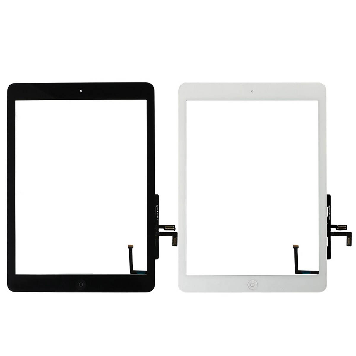 Тачскрин, сенсорное стекло для APPLE iPad Air, iPad 9.7" 2017 (A1474, A1475) с кнопкой Home, тип AAA, цвет белый